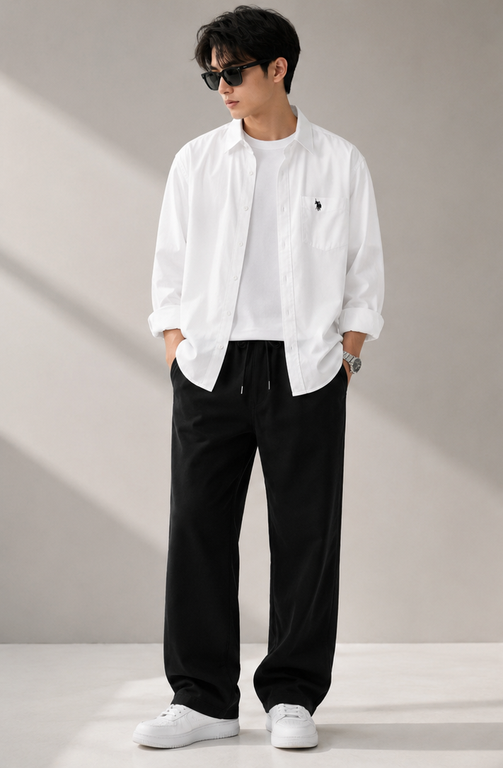 Premium White Full Sleeve Casual Shirt