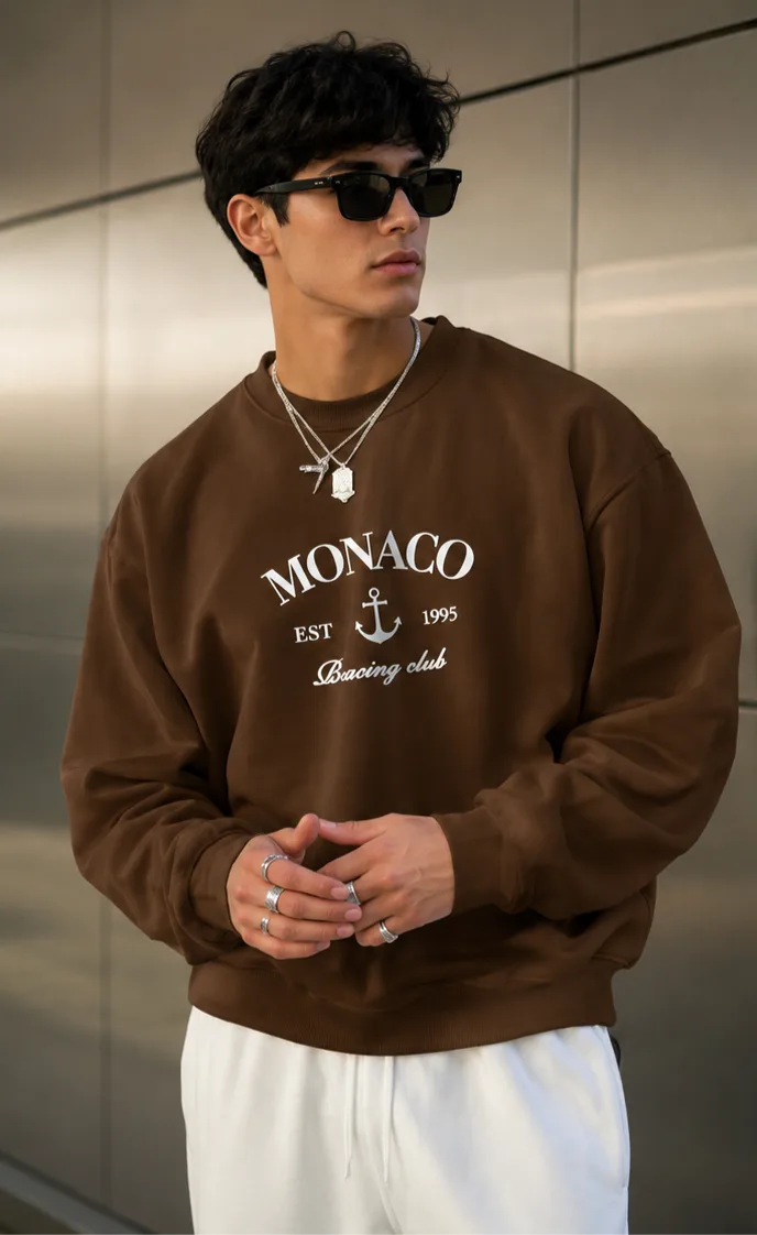 Men's Monaco Racing Club Oversized Sweatshirt